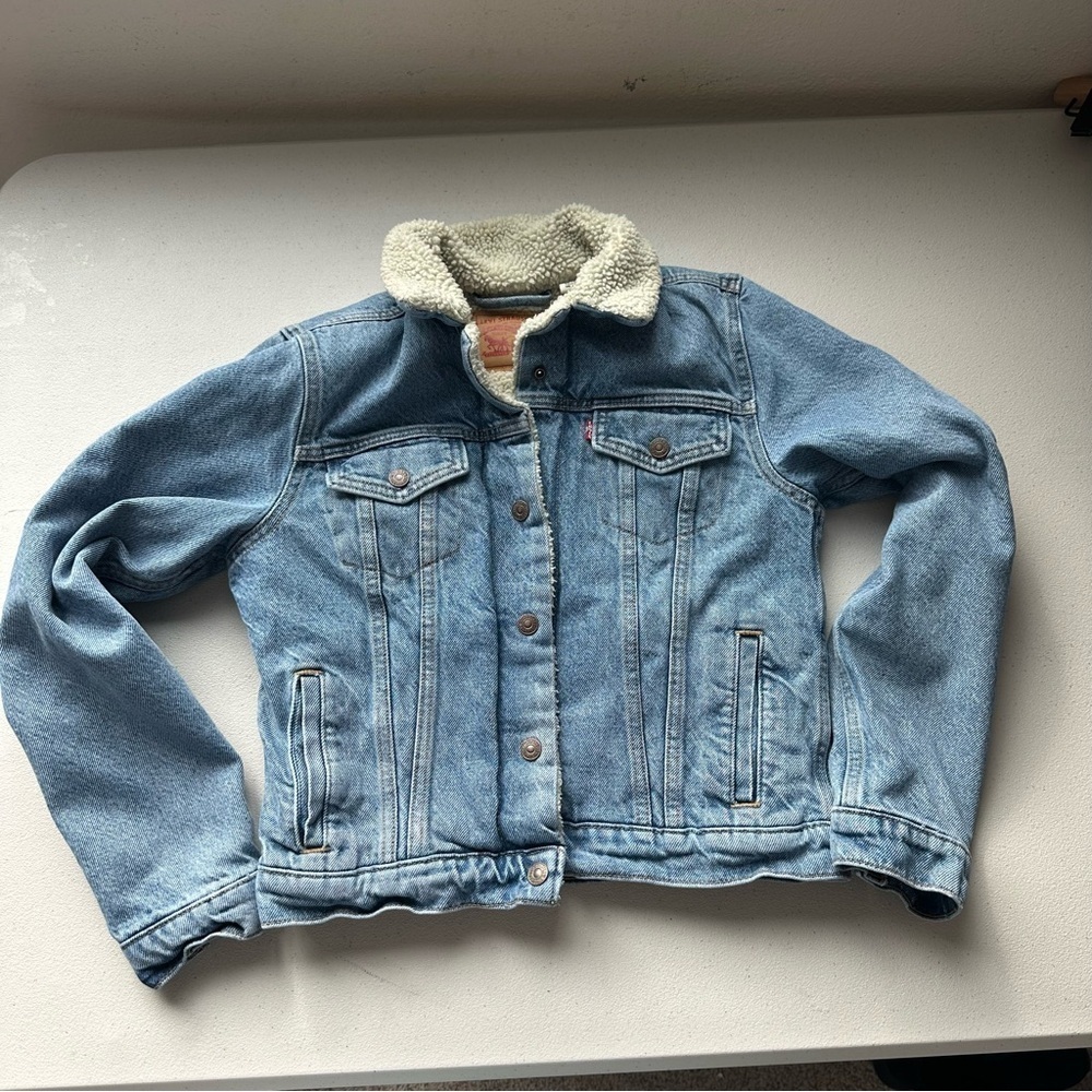 Levi’s Sherpa woman’s denim jacket